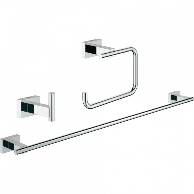 Набор аксессуаров GROHE ESSENTIALS CUBE (3 предмета), хром () 40777001