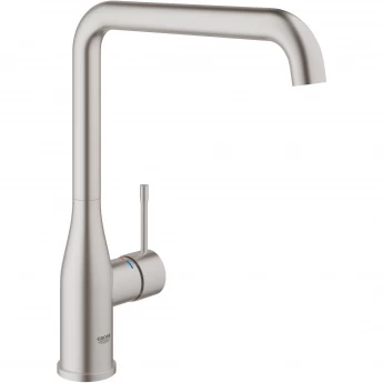 Смеситель для кухни GROHE ESSENCE+ с высоким изливом, суперсталь