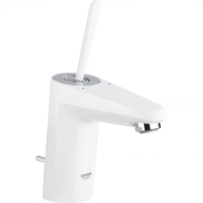 Смеситель для раковины GROHE EURODISC JOY с донным клапаном, низкий излив, белая луна 23425LS0 Смеситель для раковины GROHE EURODISC JOY с донным клапаном, низкий излив, белая луна 23425LS0