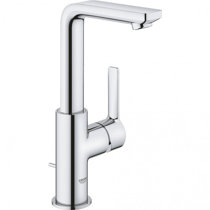 Смеситель для раковины GROHE LINEARE NEW с донным клапаном, L-Size, хром () 23296001