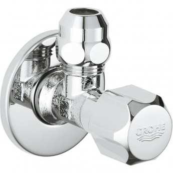 Вентиль угловой GROHE 1/2″-3/8″ для подключения смесителей, хром Вентиль угловой GROHE 1/2″-3/8″ для подключения смесителей, хром